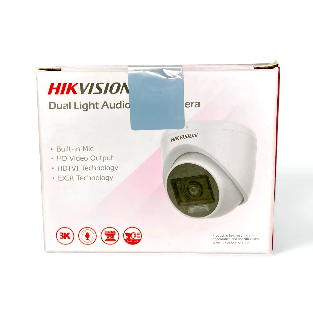 Hikvision 2MP Hybrid HD Dome Camera 2.8mm With Audio (2CE76D0T-LPFS) view 2